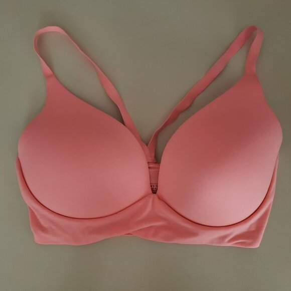 Pink Lightly Lined Plunge Bra [Victoria’s Secret] [34DD] - Picture 6 of 8